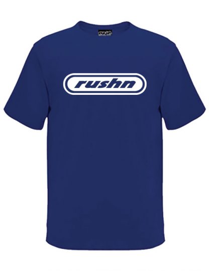 Rushn Logo t-shirt in a royal colour