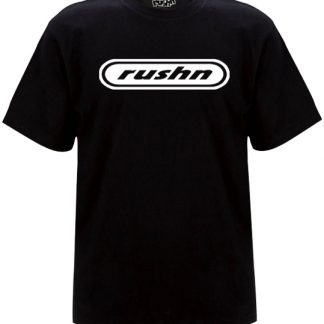 Rushn Logo design Black t-shirt