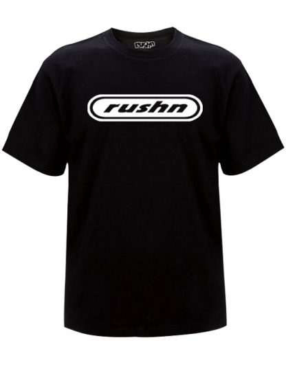 Rushn Logo design Black t-shirt