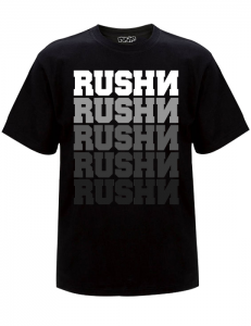 mens t-shirt with the rushn faded layers design