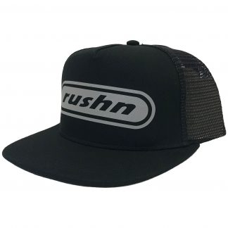 Rushn reflective trucker with a flat peak