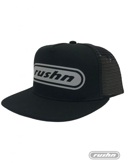 Rushn reflective trucker with a flat peak