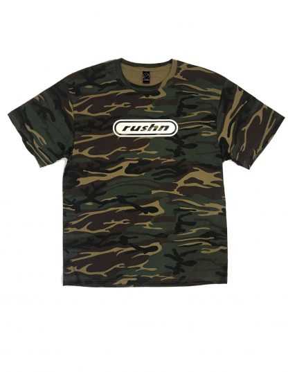 Rushn T-Shirt Cotton Camo Reflective Logo