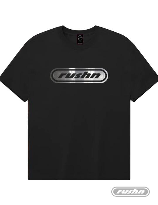 Reflective logo on a Super Heavyweight Oversized Unisex T-Shirt